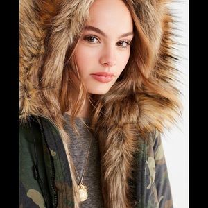 Urban Outfitters aspen faux fur parka